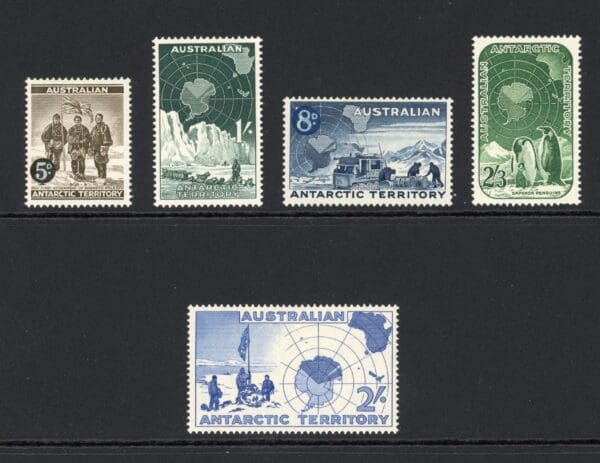 Australian Antarctic Territory L1-L5 MH 1957