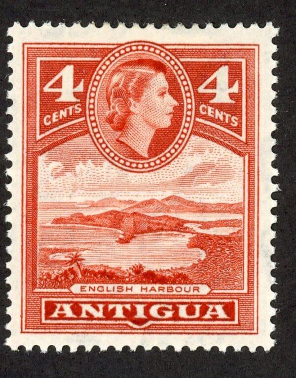 Antigua 140 MH 4c 1963 brown red