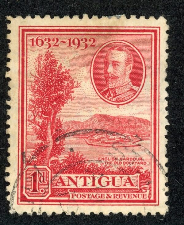 Antigua 68 U 1932 1p Scarlet