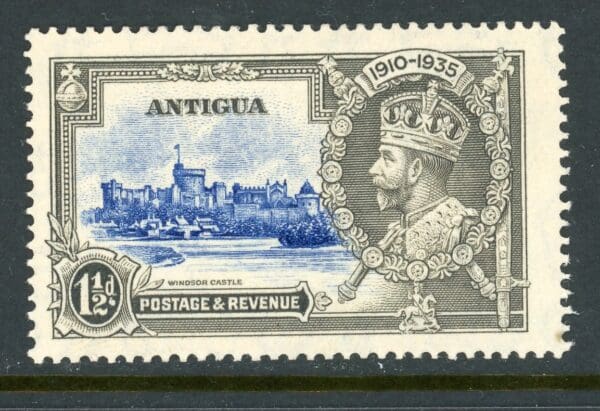 Antigua 78 MH 1935 Silver Jubilee 1 1/2p