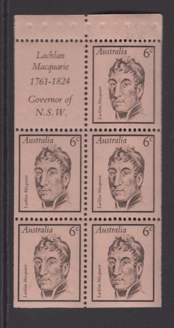 Australia 455 MLH 1970 Booklet Pane