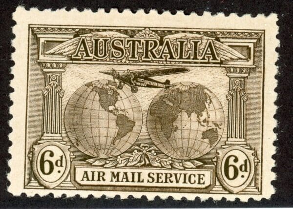 Australia C3 MH 1931 6d