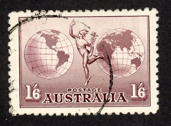 Australia C4 U 1934 1sh 6p