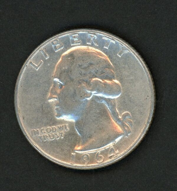 Washington Quarter 1964 Extra Fine Condition