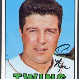 Topps #446 1967 Russ Nixon C Minnesota Twins Ex-Near Mint