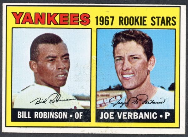 Topps 1967 #442 1967 Yankees Rookie Stars Near Mint