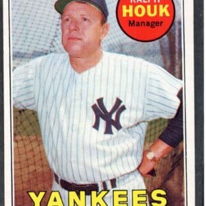 Topps 1969 #447 Ralph Houk Manager NY Yankees Near Mint