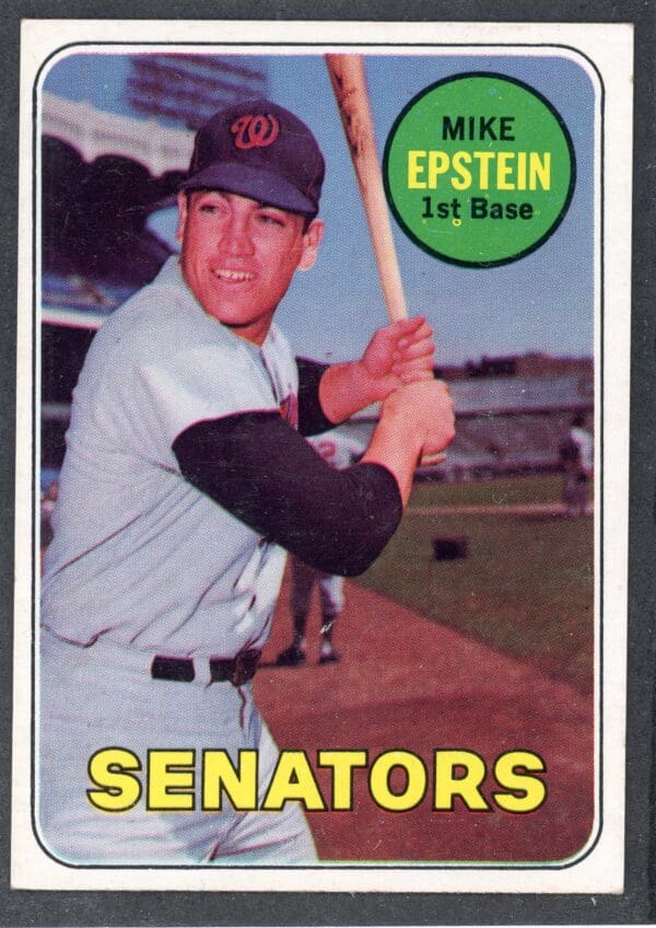 Topps 1969 #461 Mike Epstein 1B Senators Near Mint