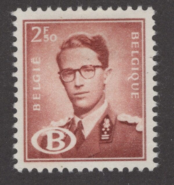 Belgium O59 1958 Red Brown