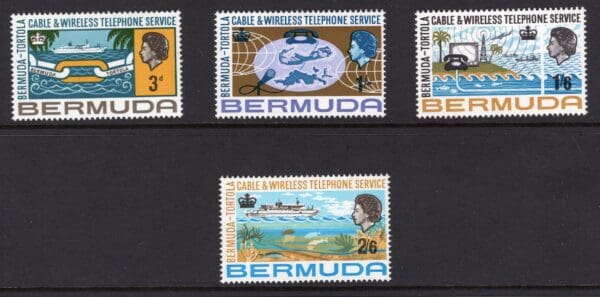 Bermuda 214-217 1967 MH