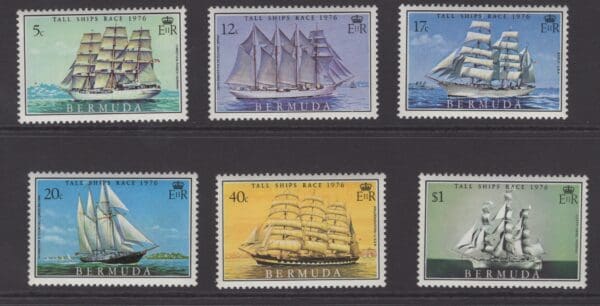 Bermuda 337-342 MNH 1976 Ships