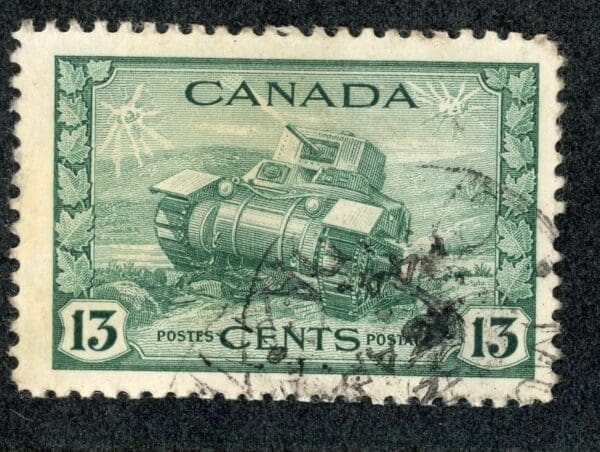 Canada 258 U 1942 13c Ram Tank