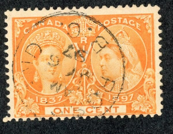 Canada   51 U 1897 1c orange