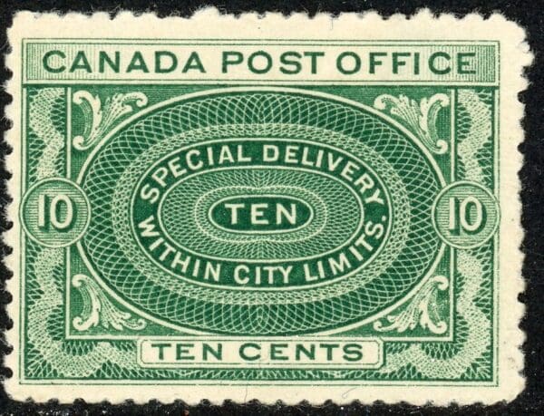 Canada E1 MH 1898