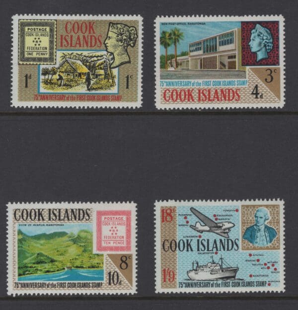 Cook Islands 195-198 MNH 1967