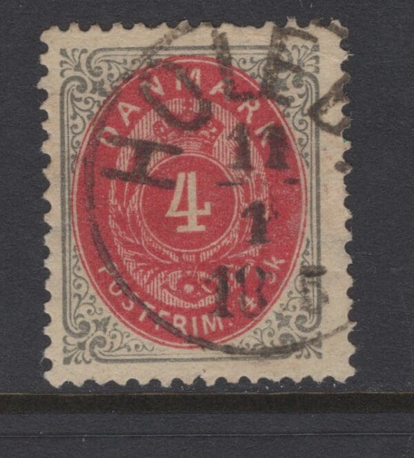 Denmark  18 U 1870 4s