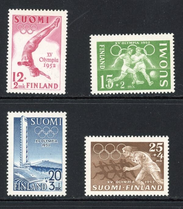 Finland B110-B113 MH 1951 Olympics