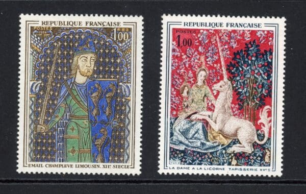 France 1106-1107 MNH 1964 multi