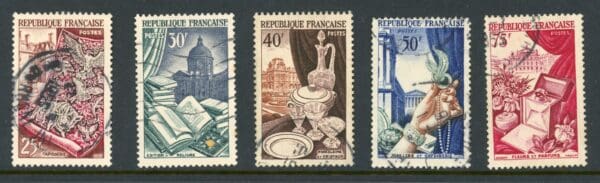 France 711-715 Used Very Fine 1954