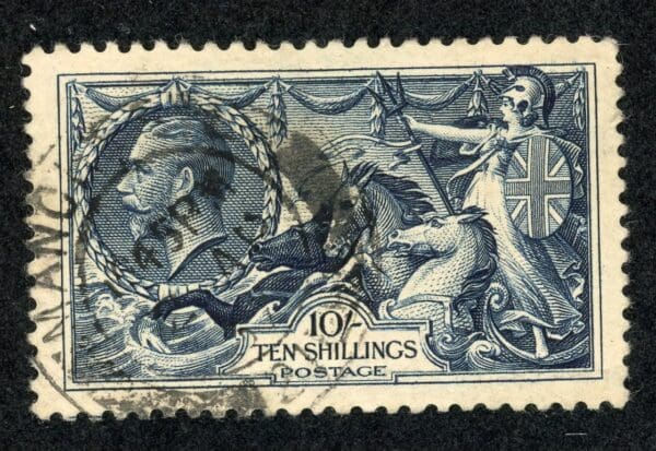 Great Britain 224 U 1934 10sh dark blue