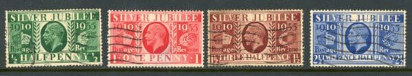 Great Britain 226-229 U 1935 Silver Jubilee