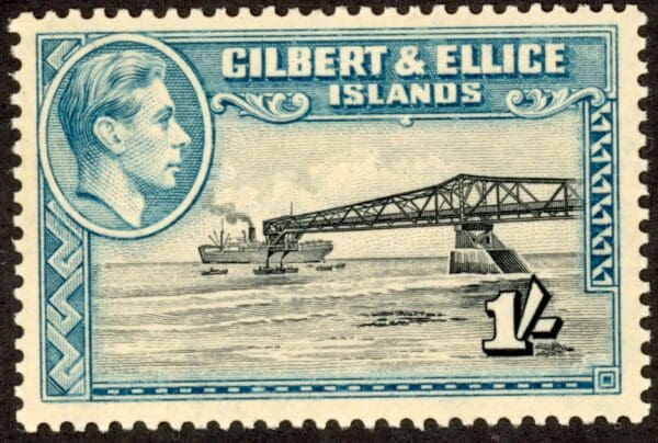 Gilbert & Ellice Islands 48 MH 1939 1sh