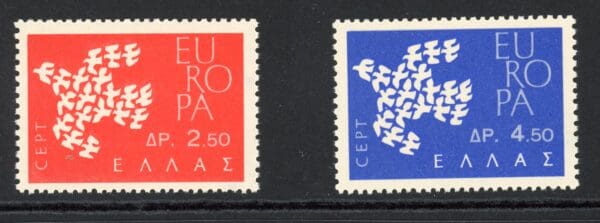 Greece  718-719 MNH 1961 Europa- Exclusive listing