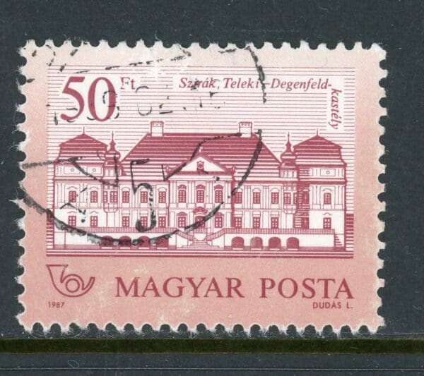 Hungary 3027  U 1987 50fo Castles