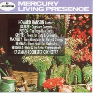 Mercury Living Presence/Hanson Conducts Barber, Piston, Griffes & Others (D125193)