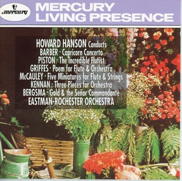 Mercury Living Presence/Hanson Conducts Barber, Piston, Griffes & Others (D125193)