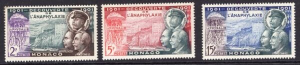 Monaco 303-305 MNH 1953