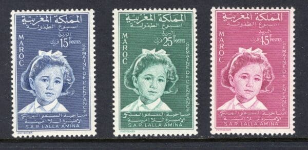 Morocco 32-34 MH 1959