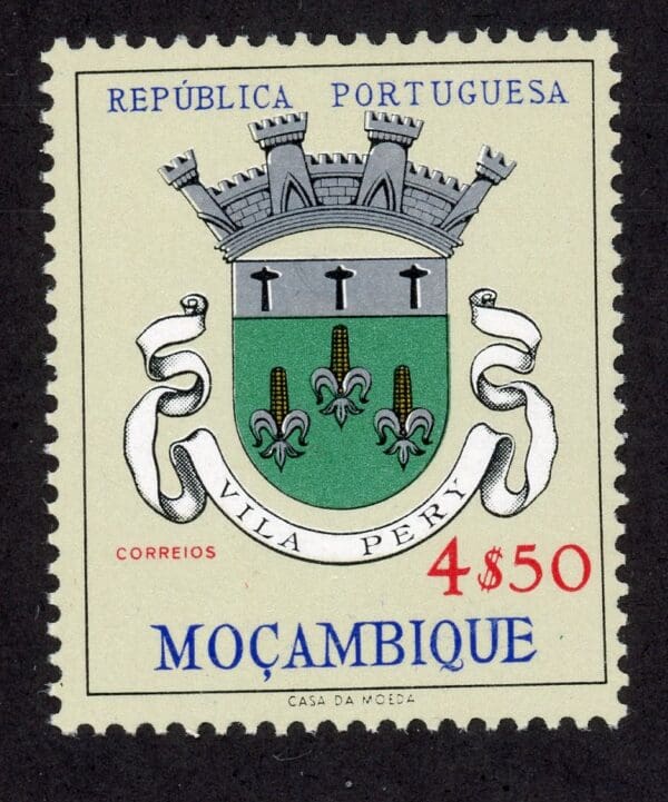 Mozambique 418 MNH 1961 4.50e pale gray