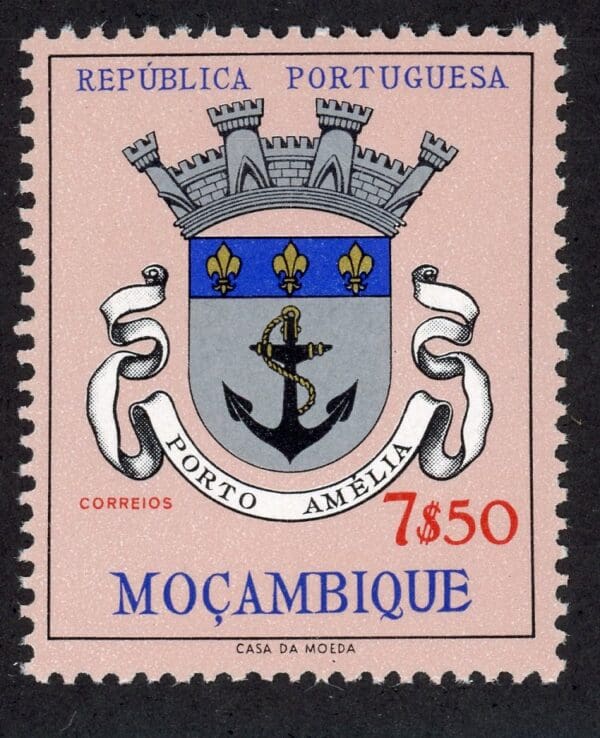 Mozambique 420 MNH 1961 7.50e rose