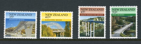 New Zealand 824-827 MNH 1985 Bridges