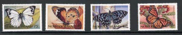 Norfolk Island 617-620 1997 MH Butterflies