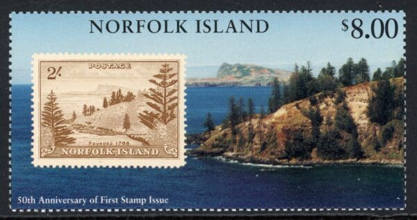 Norfolk Island 626 1997 MNH 50th Anniversary of First Postage Stamp