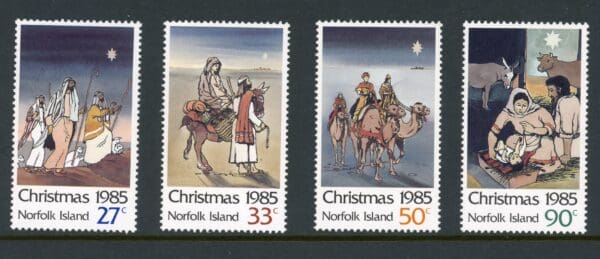 Norfolk Island 373-376 MH 1985 Christmas