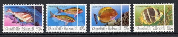 Norfolk Island 339-342 MH 1984 Reef Fish