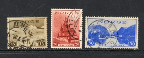 Norway 181-183 U 1938