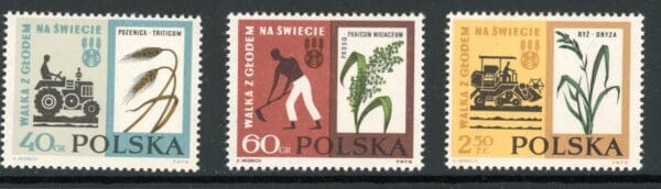 Poland 1112-1114 MNH 1963