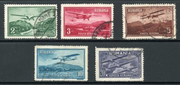 Romania C17-C21 U 1931 2l-20l