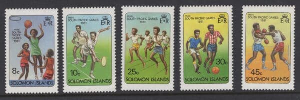 Solomon Islands 444-448 MNH 1981