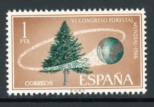 Spain 1363 MNH 1966 1p