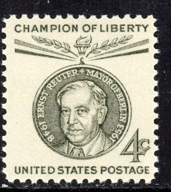 US 1136 MNH 1959 4c  E Reuter