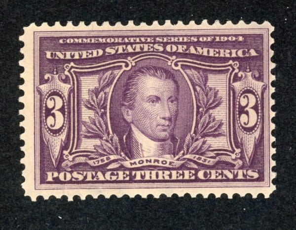 US 325 MH 3c violet