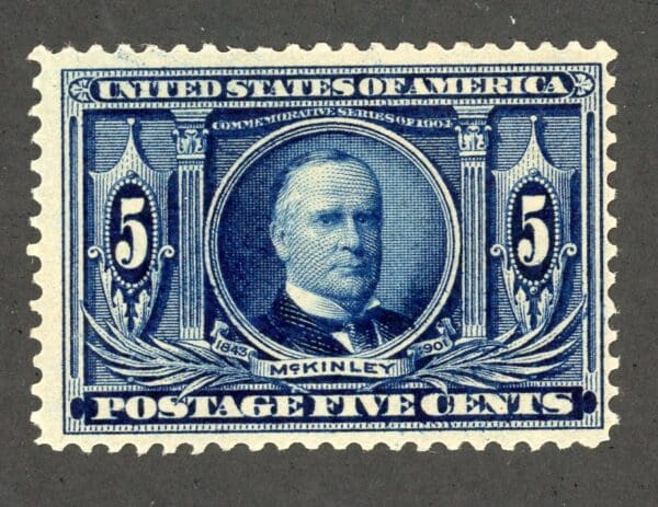 US 326 MH 1904 5c dk blue