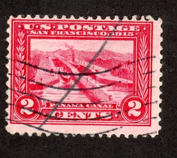 US 398 Used 1913 2c carmine