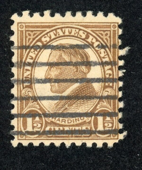 US 582 U 1925 1 1/2c Brown Harding