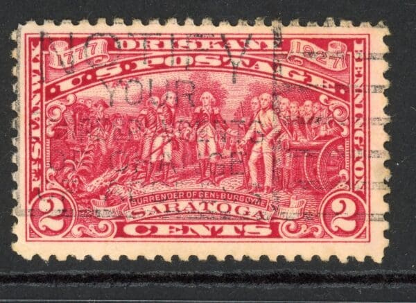 US 644 U 1927 2c carmine rose